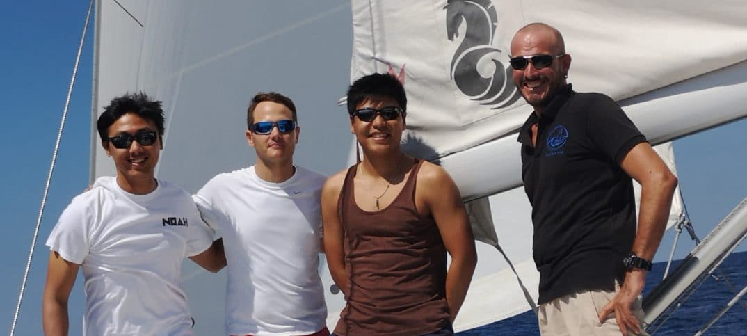 Palawan Sailing school école voile ISSA El Nido Philippines bareboat skipper